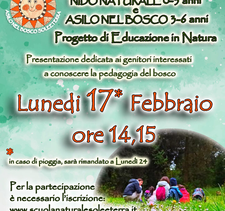 Presentazione NIDO-ASILO SOLOEETERRA 17 Febbraio 2025